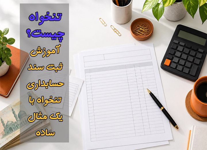 آموزش ثبت سند حسابداری تنخواه